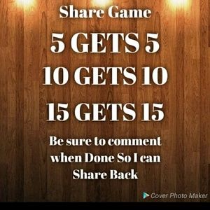 💖Share 5, 10, 15, or more and Ill share back💖